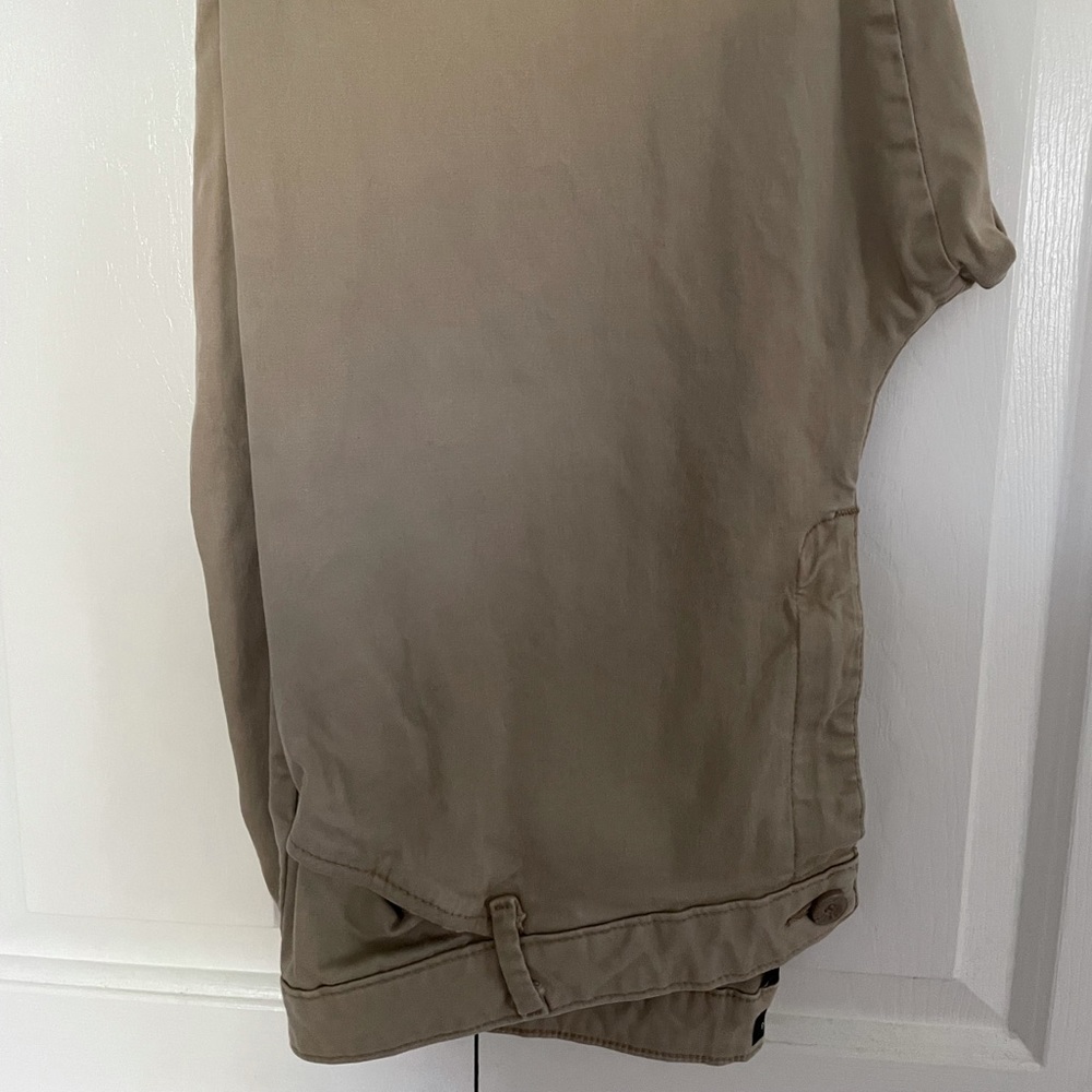 Lee straight leg relaxed fit mid rise khaki pants